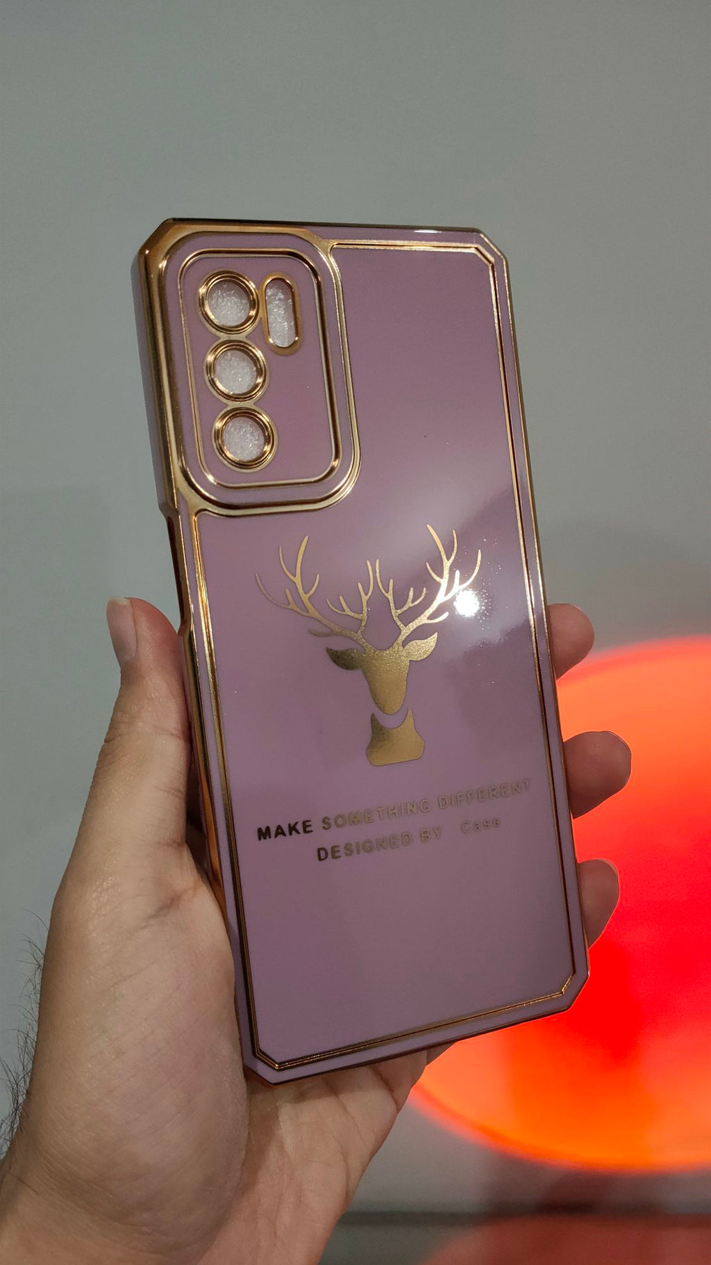 Oppo A16 Premium Quality Camera Protection Chrome Back Case Cover