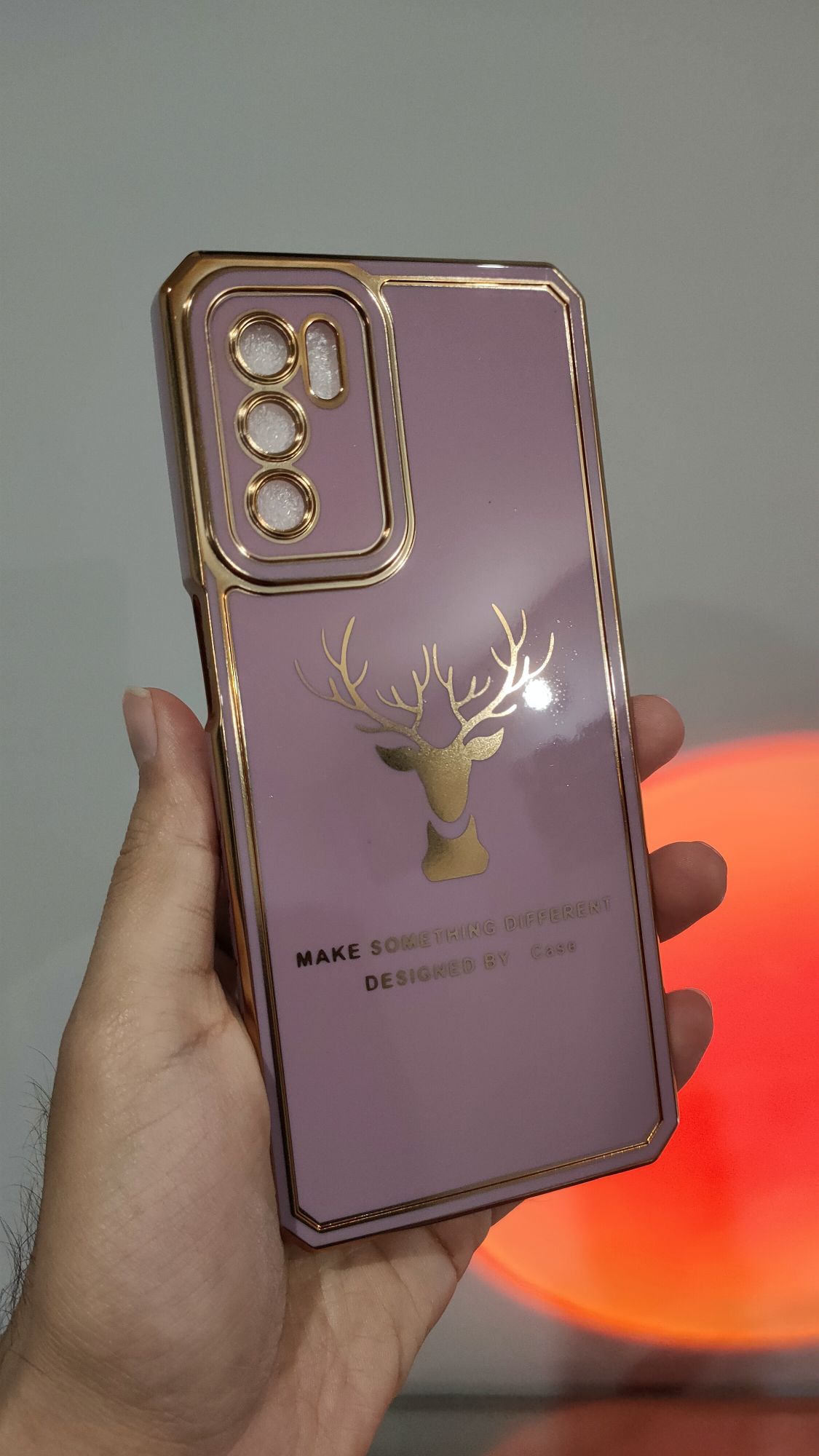 Oppo A16 Premium Quality Camera Protection Chrome Back Case Cover