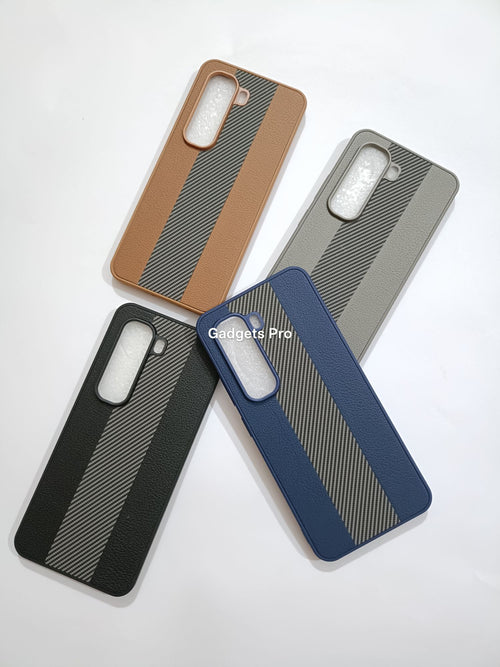 Infinix Hot 50 Pro Plus PU Carbon Fiber Design Back Cover
