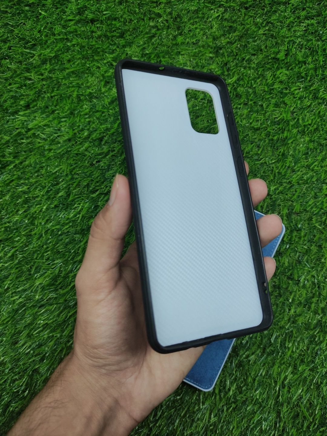 Samsung Galaxy A71 Deer Fabrics Cloth Back Cover