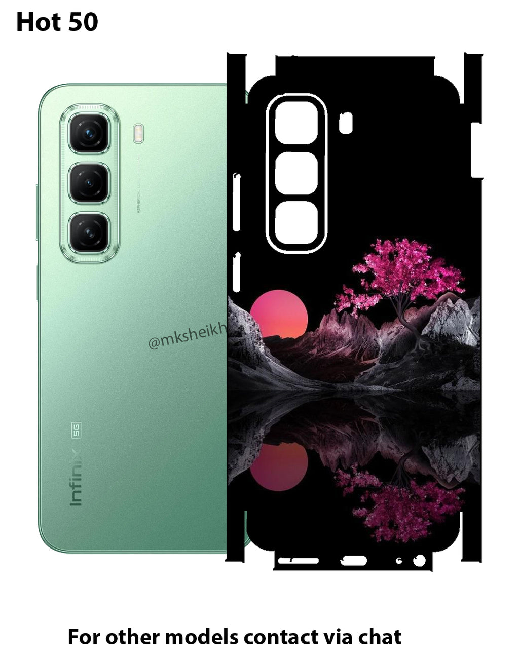 Infinix Hot 50 Full Body Skin Wrap