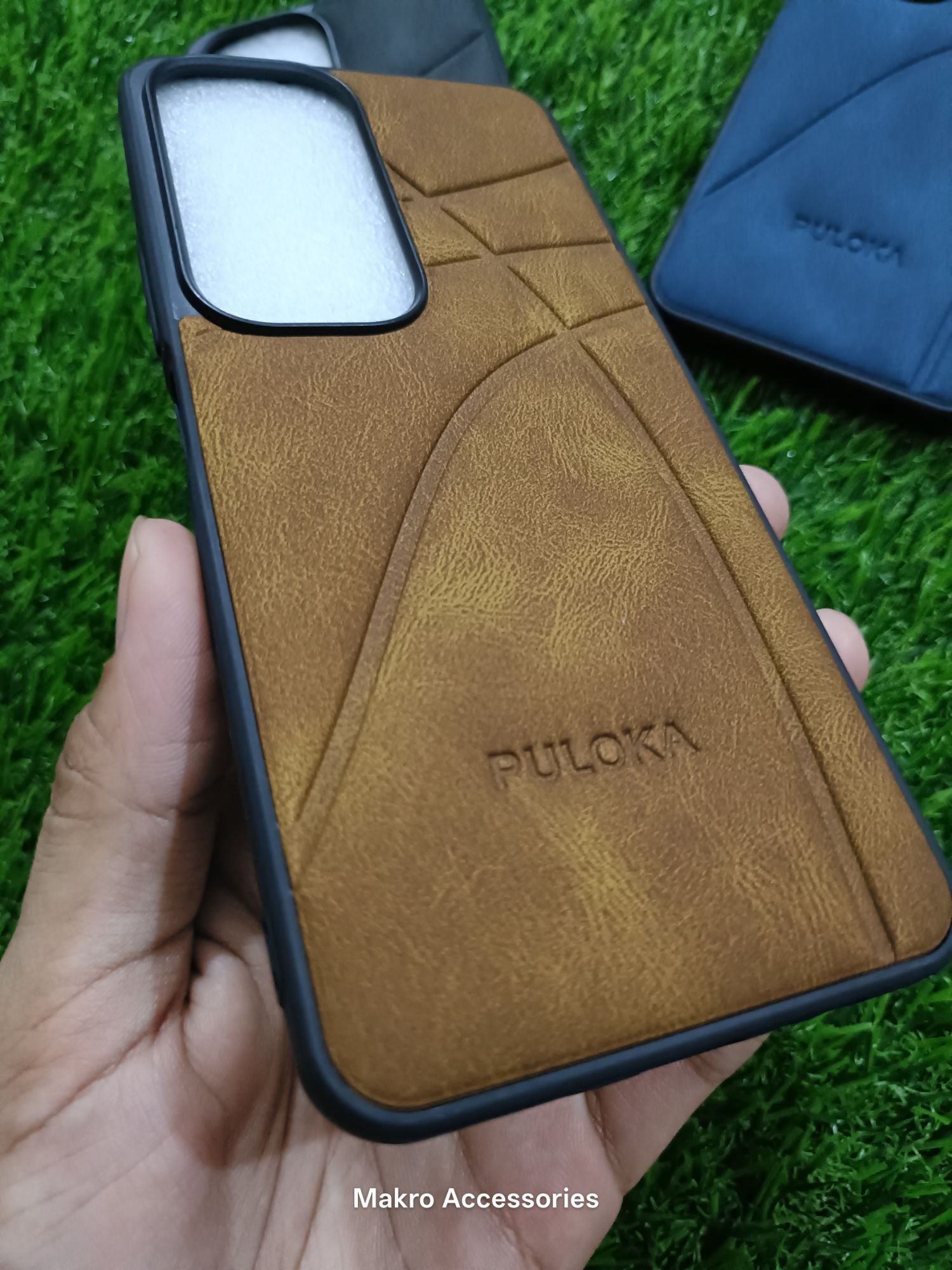 Vivo Y19S Soft Silicone Leather Puloka Design Back Cover