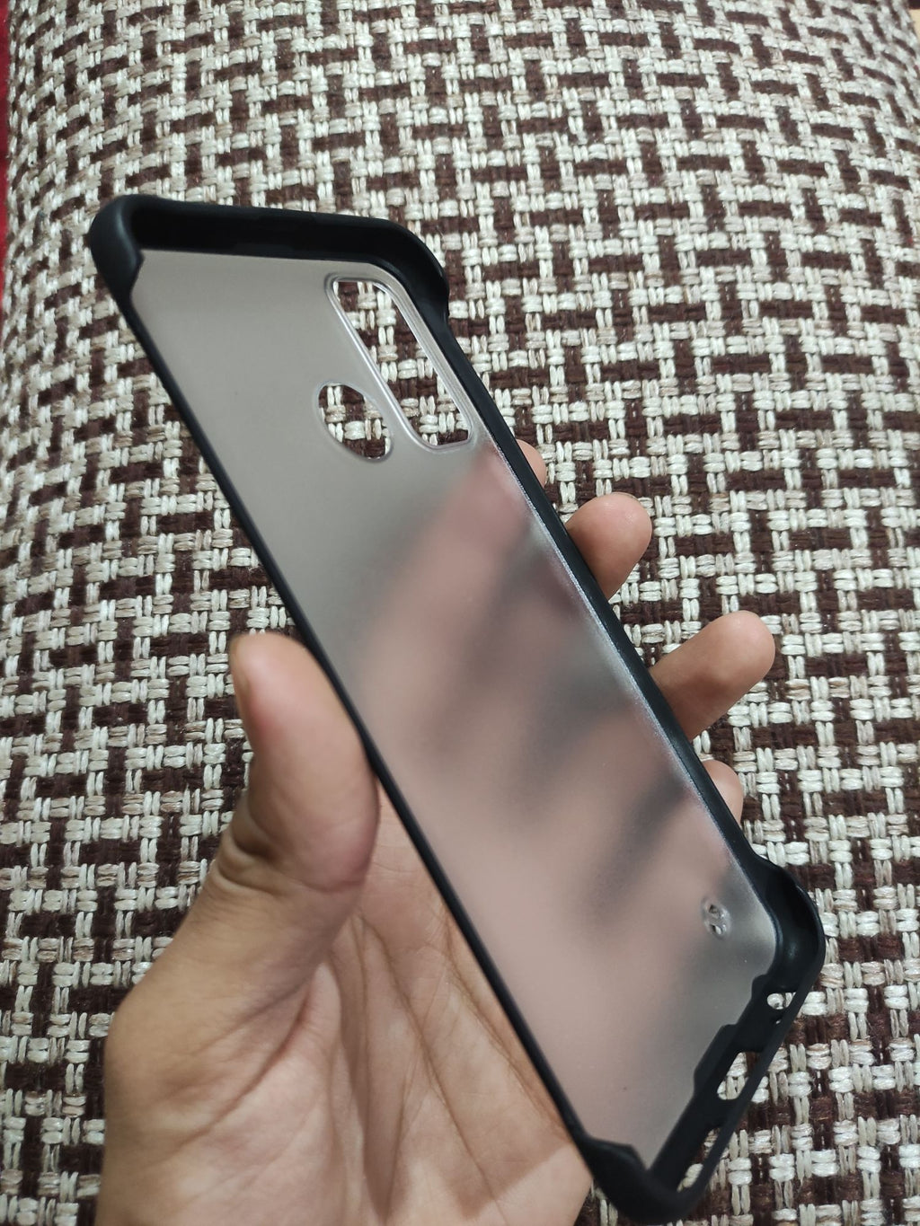 Tecno Camon15 PC Translucent Frameless Back Cover