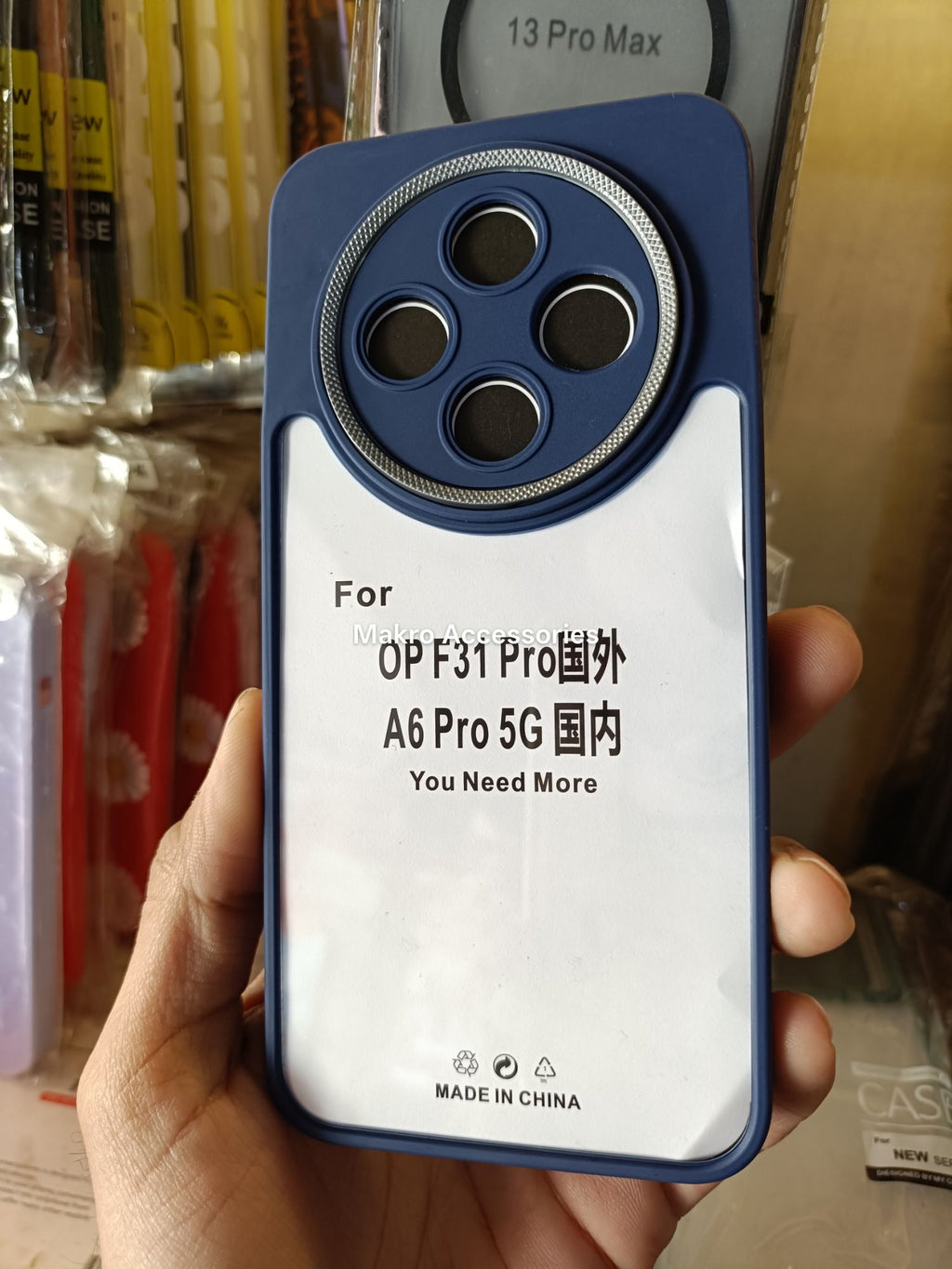 Oppo F31Pro Clear HD Anti-yellow Soft Silicone Edges Camera Protection Back Cover