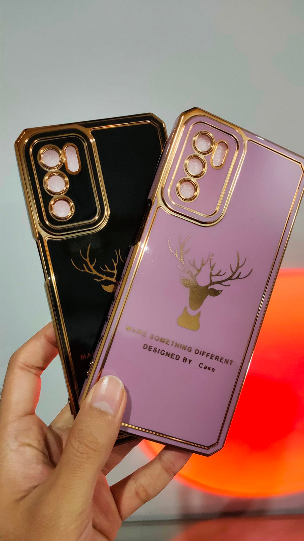 Oppo A16 Premium Quality Camera Protection Chrome Back Case Cover