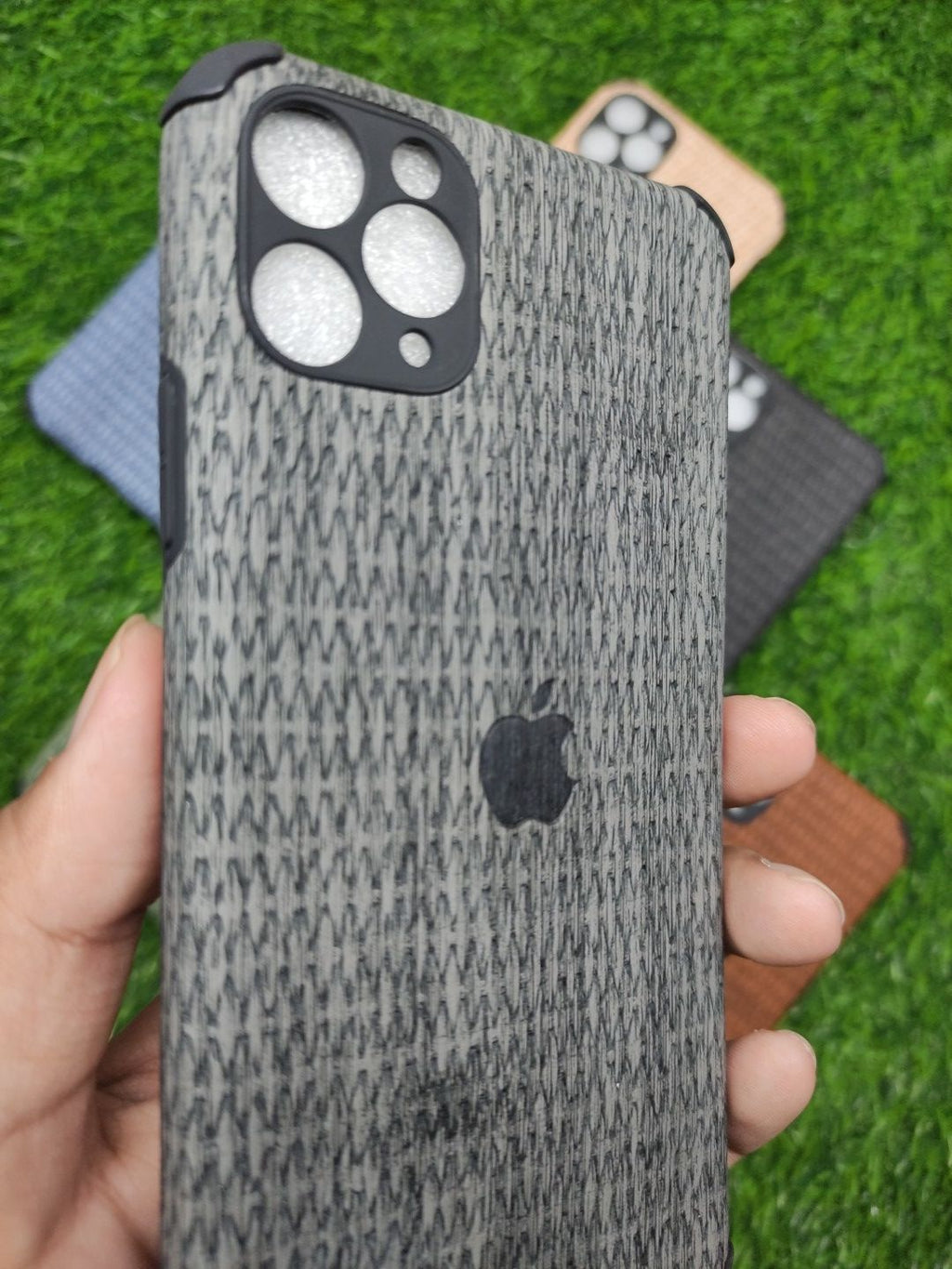 iPhone 11 Pro Max Soft Silicone Tecture Design Back Cover