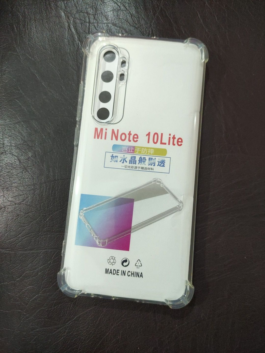 Xiaomi Mi Note 10 Lite Soft TPU Clear Transparent Corner Protection Back Cover