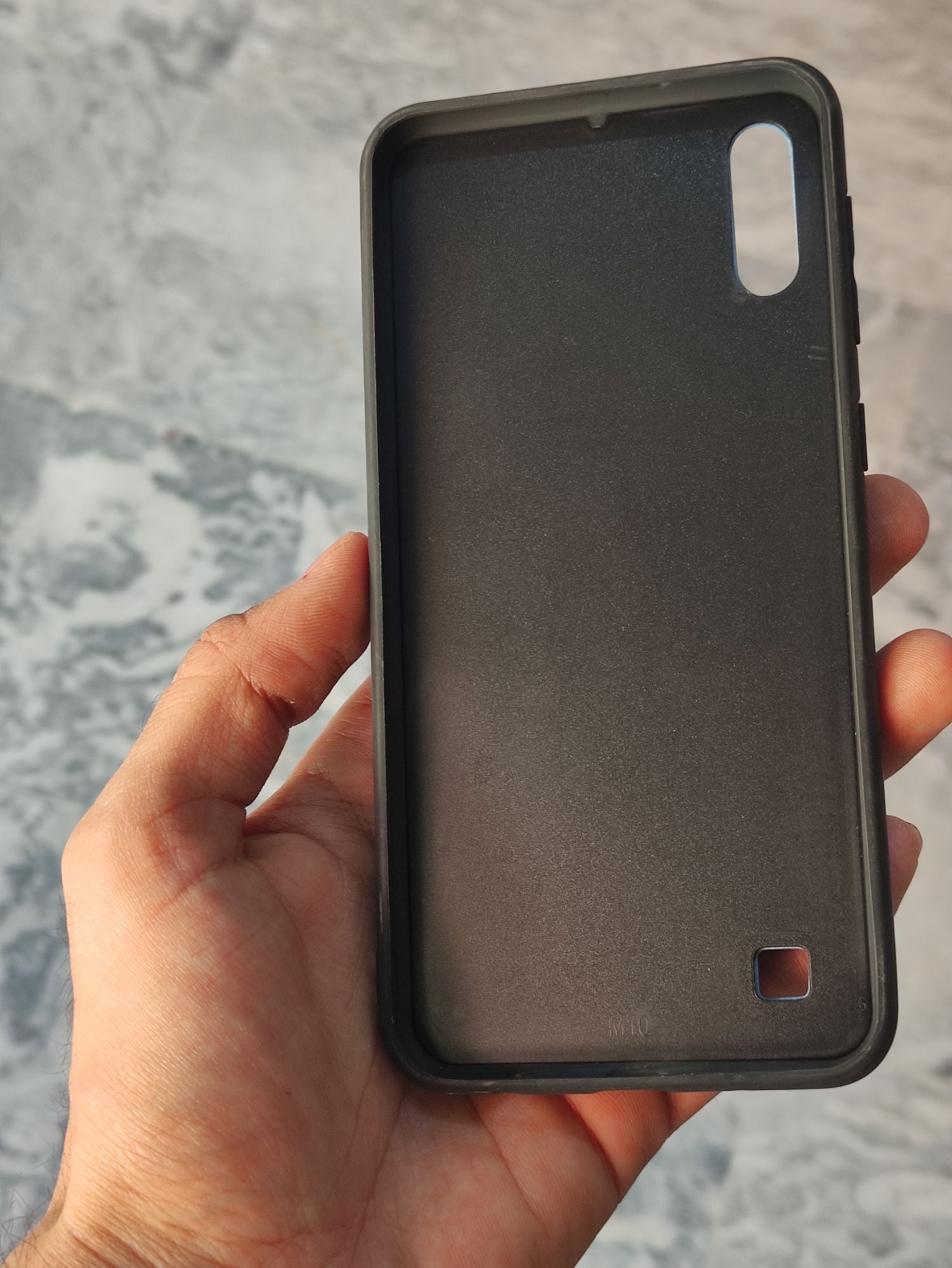 Samsung Galaxy A10 Soft Silicone Deer Fabrics Cloth Back Cover