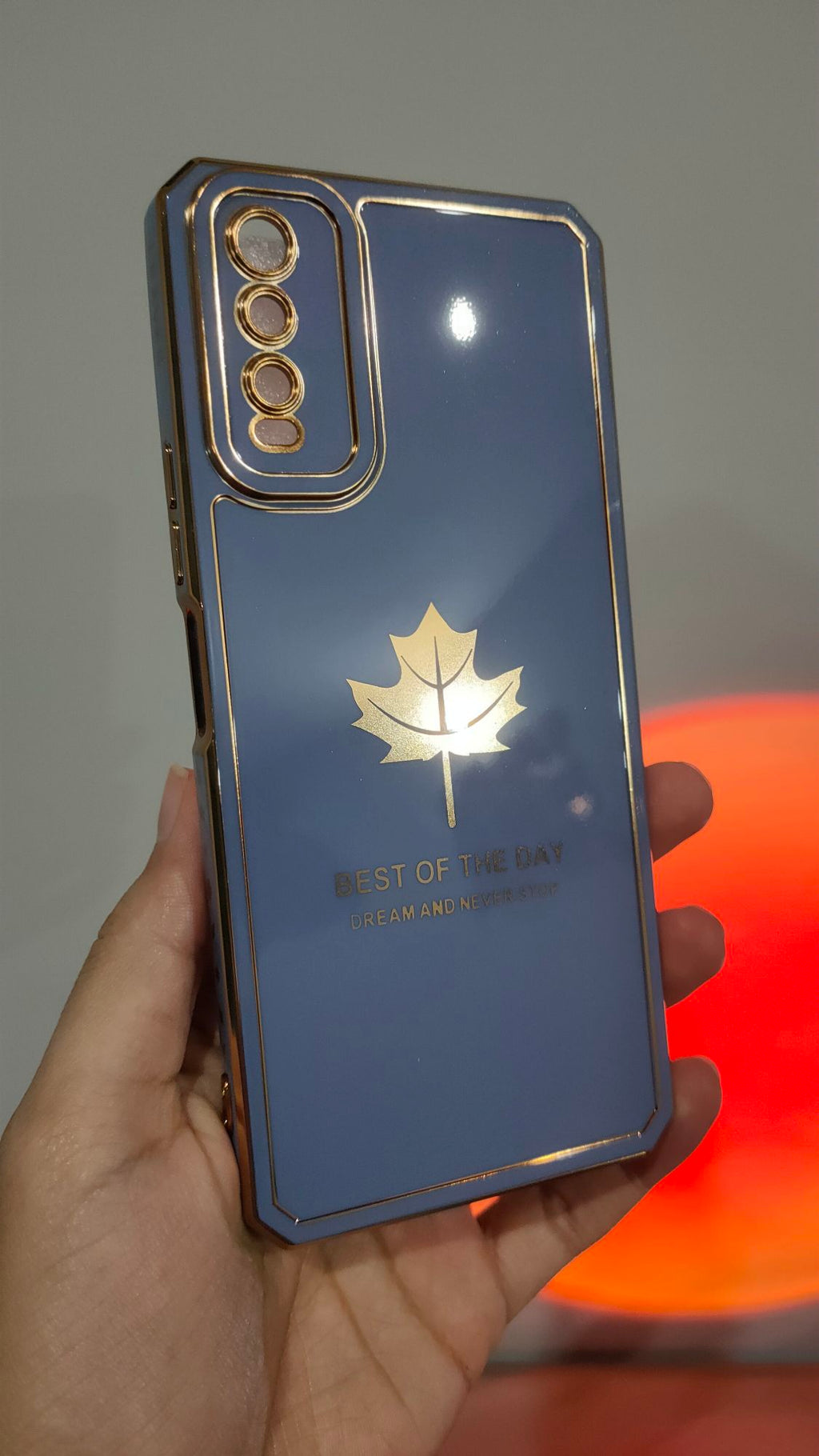 Vivo_Y20 Premium Quality Camera Protection Chrome Back Case Cover