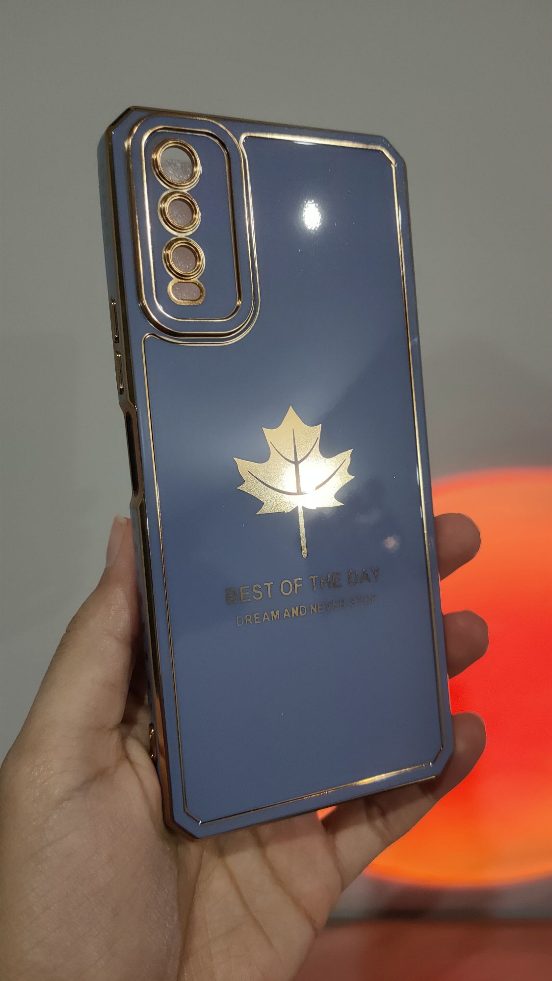 Vivo_Y20 Premium Quality Camera Protection Chrome Back Case Cover
