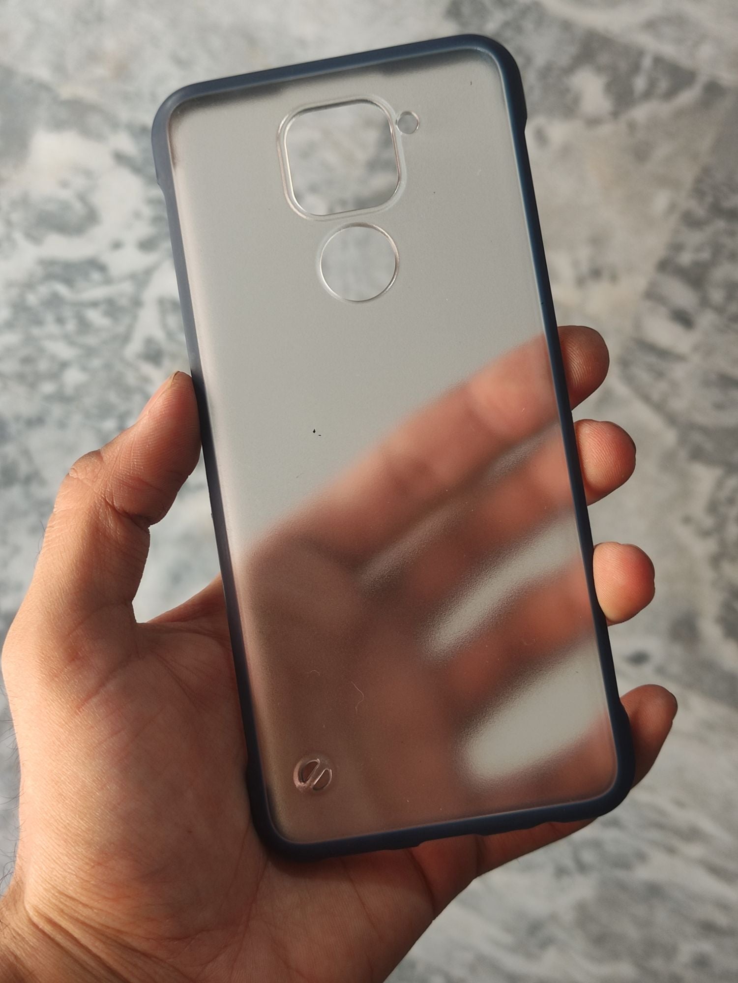 Xiaomi Redmi Note 9  Transparent Matt Frameless Back Cover