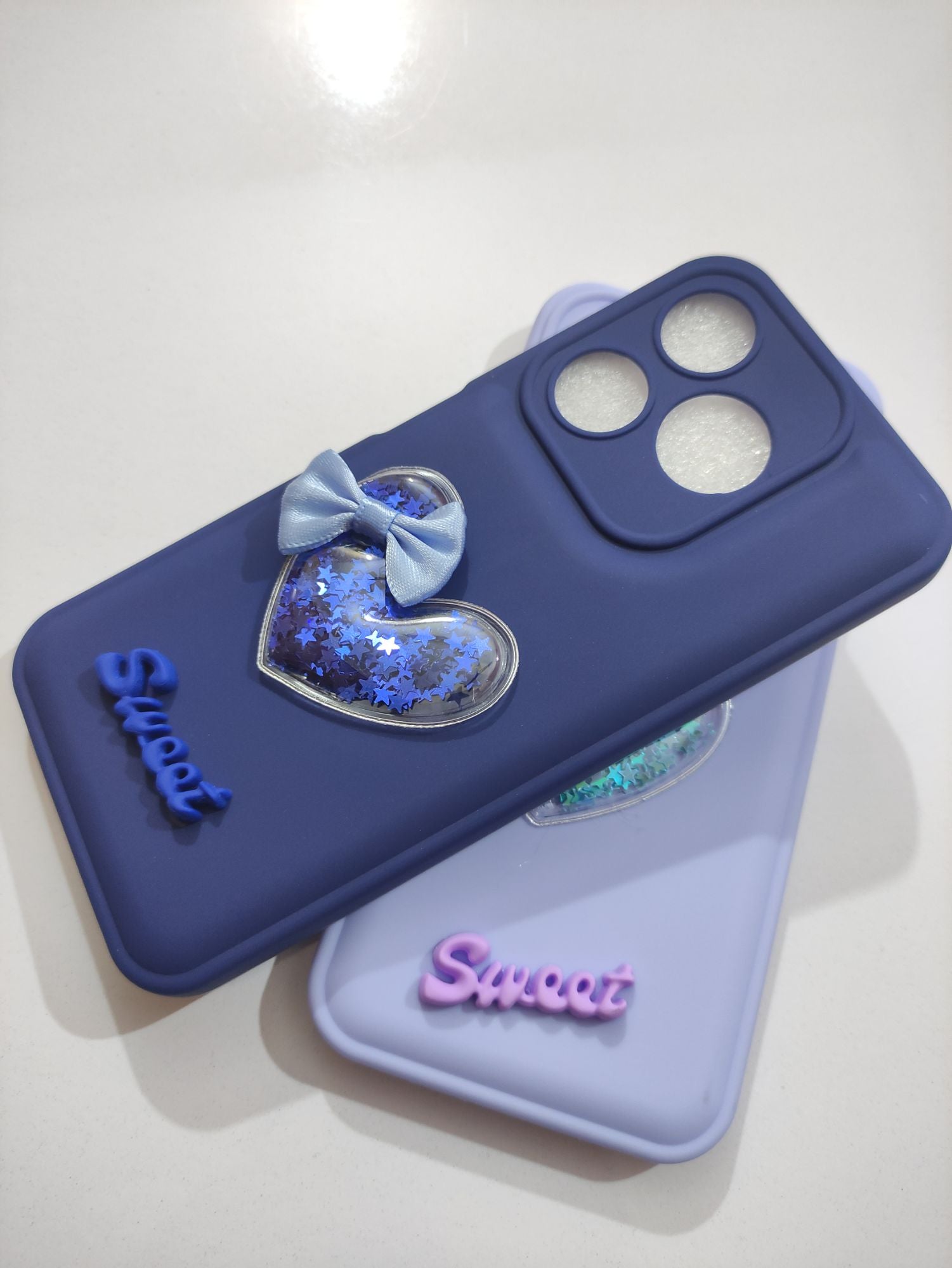 Tecno Spark 10C Fancy Soft Silicone 3D Sweet Heart Back Cover