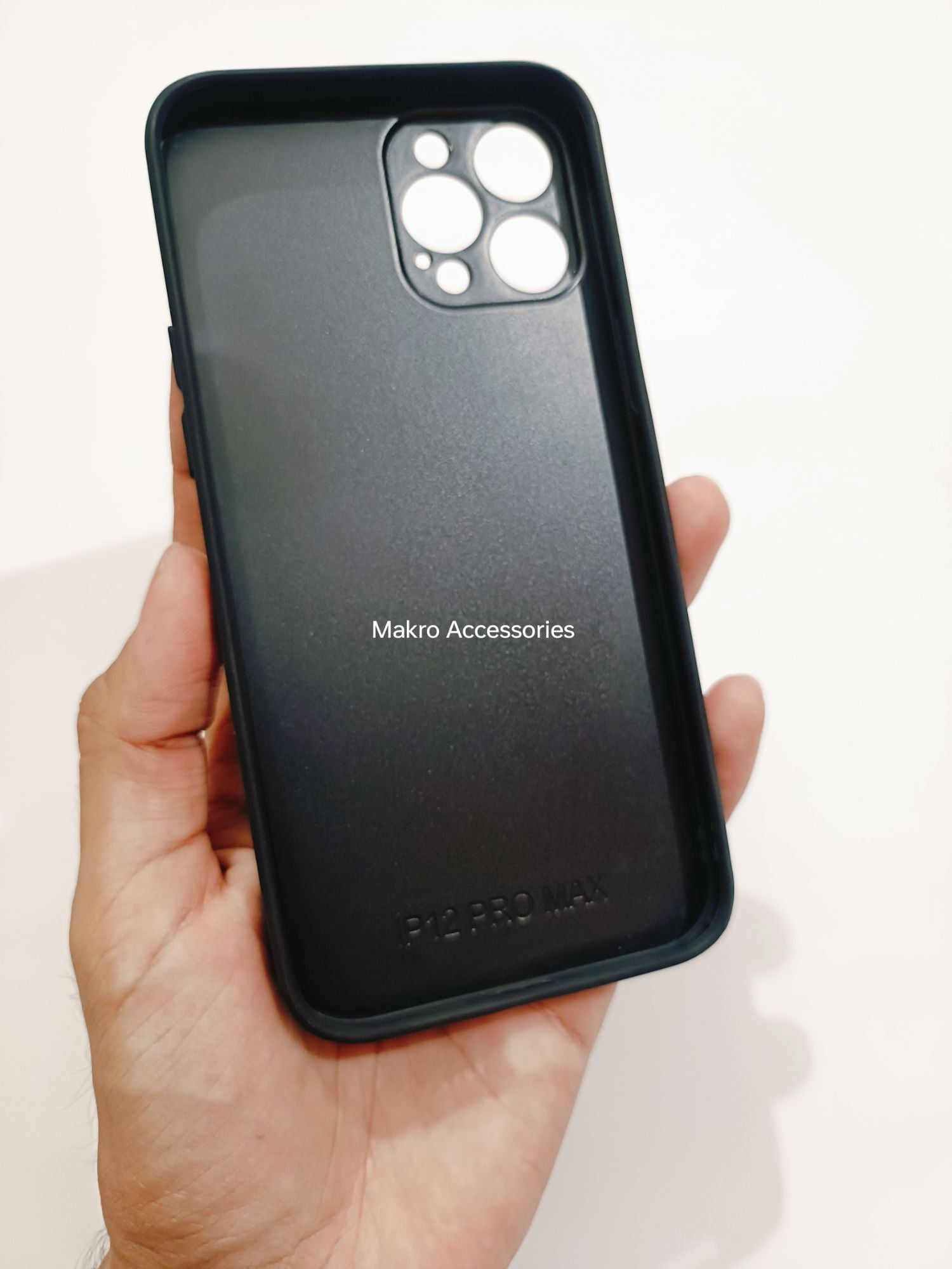 iPhone 12 Pro Max PC CD Pattern Reflective Soft Edges Back cover