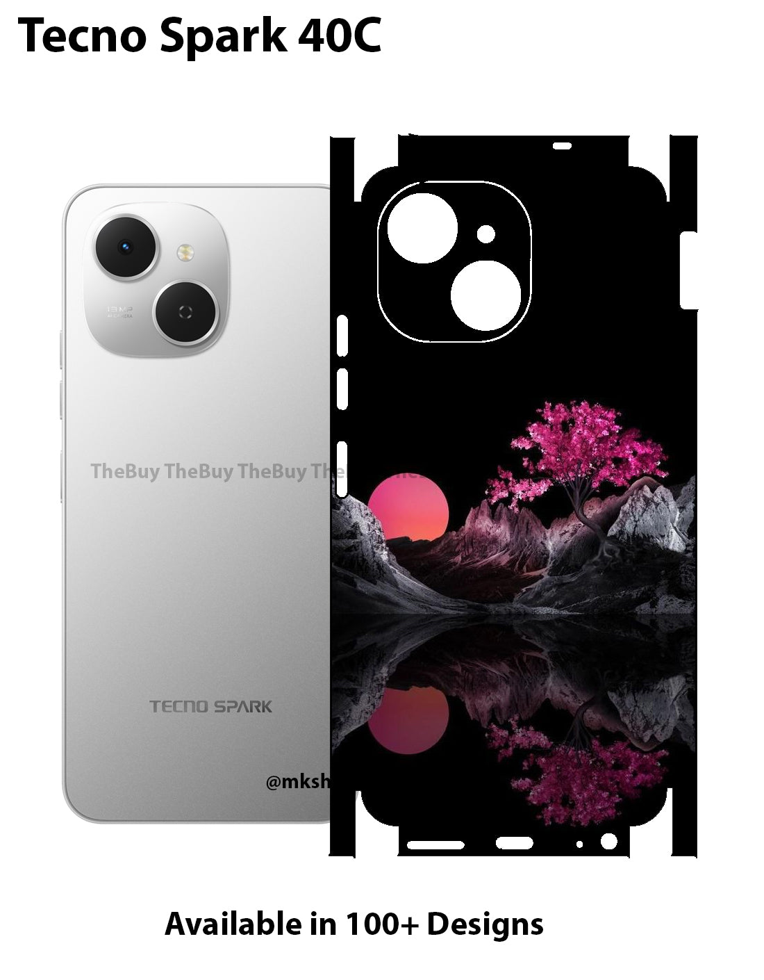 Tecno Spark 40C Full Body Skin Wrap