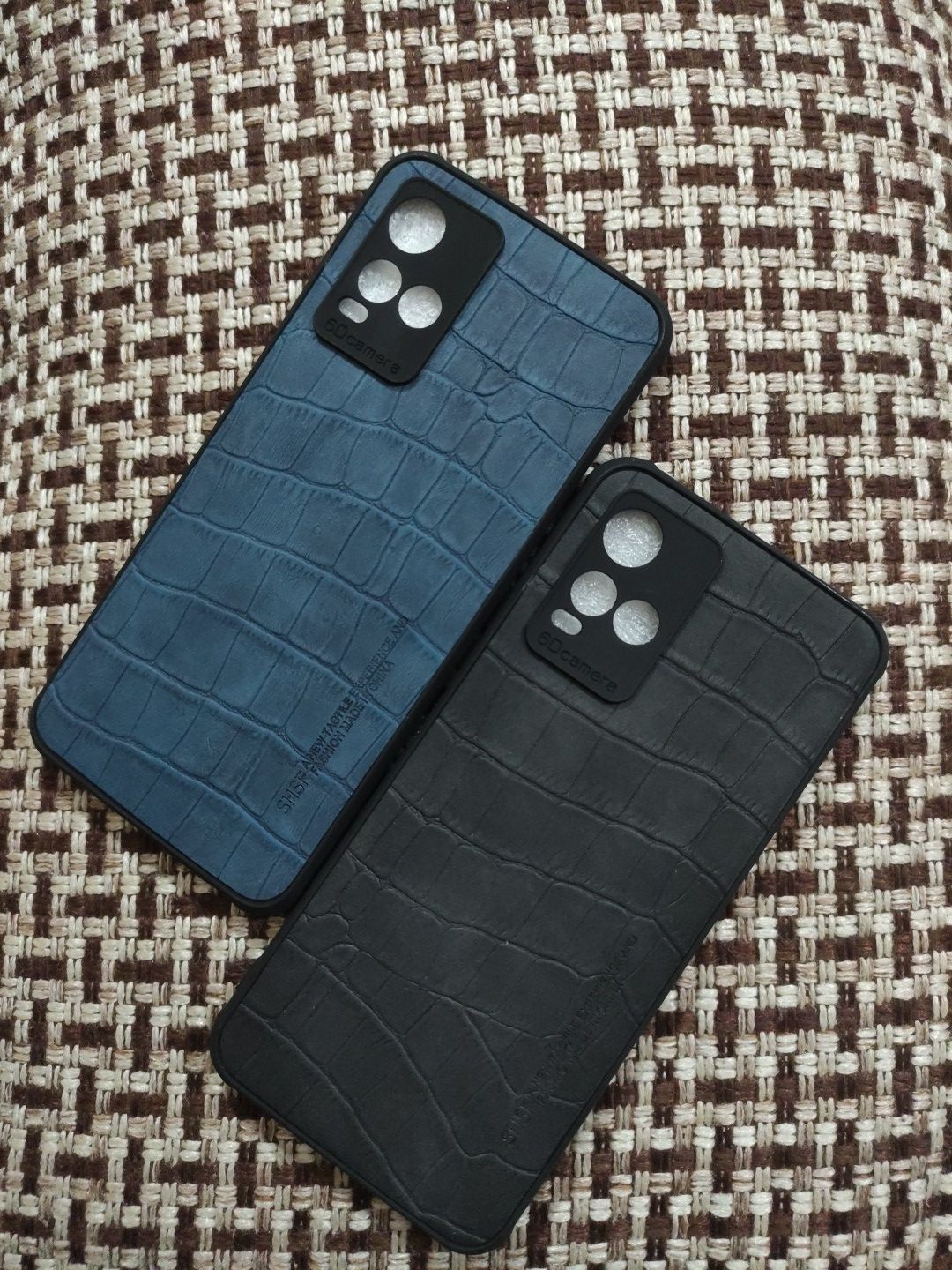 Vivo_Y33s/Y21 Soft Silicone PU Leather Back Cover