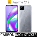 Realme_C12 Carbon Fiber Pattern Transparent Back Sheet