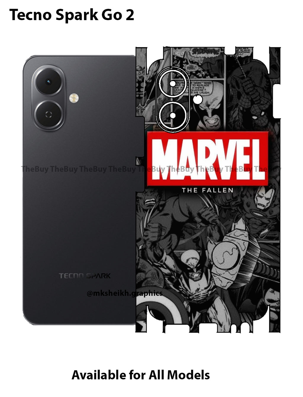 Tecno Spark Go 2 Full Body Skin Wrap