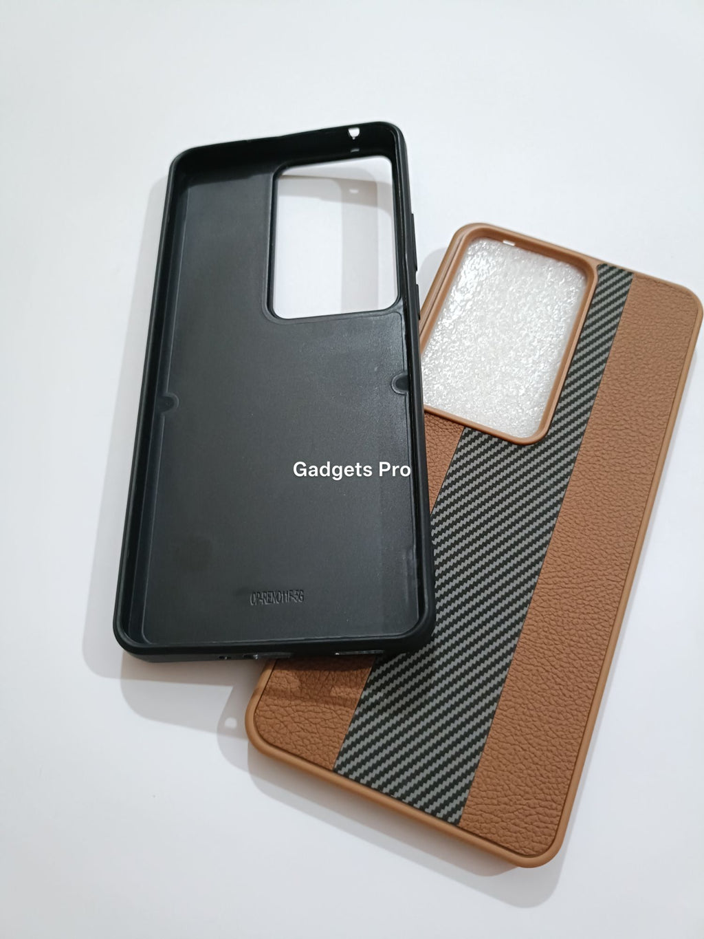 Oppo Reno 11F 5G PU Carbon Fiber Design Back Cover