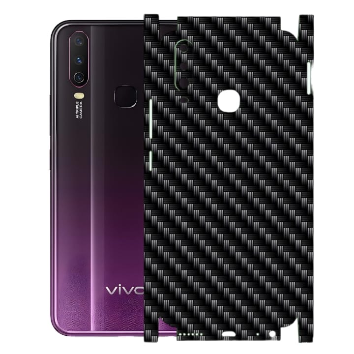 Vivo Y15/Y17 Carbon Fiber Texture Full Body Skin Wrap