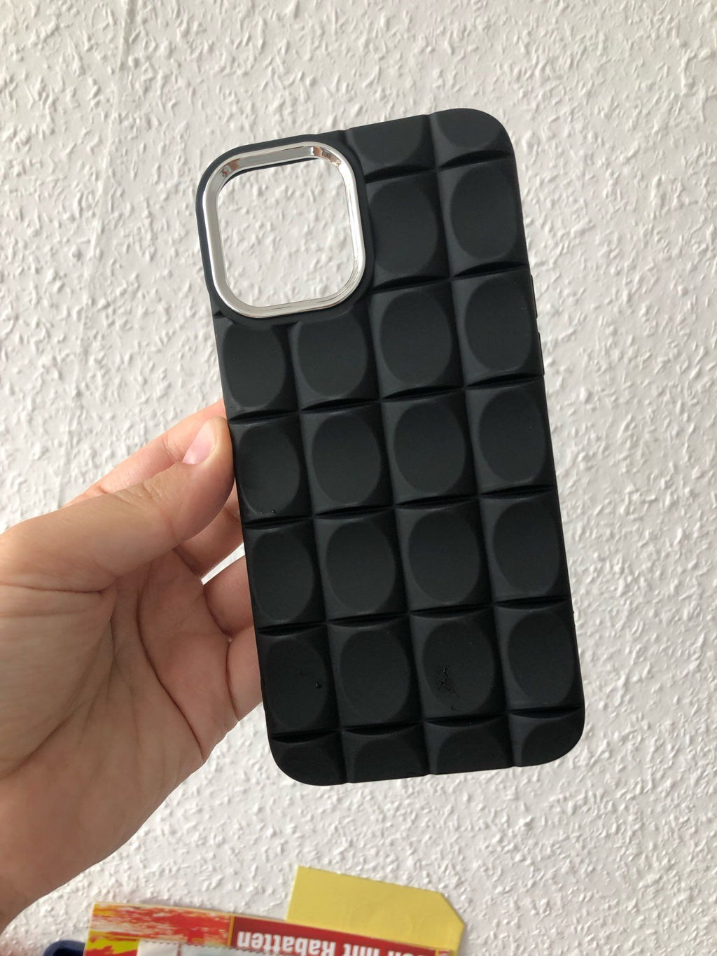 iPhone 14 Pro Max Oval 3D Embossed Back Cover