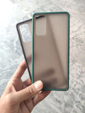 Samsung Galaxy S20 FE Matt Translucent Colour Buttons Back cover