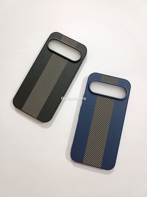 Google Pixel 9 Pro PU Carbon Fiber Design Back Cover