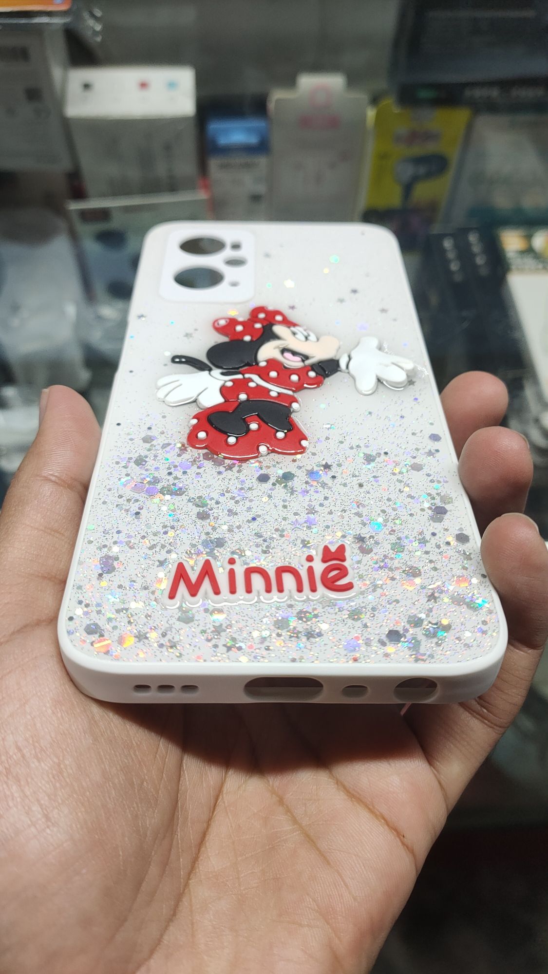 Oppo A96/A76 4G Premium Quality Glitter Carton Fancy Back Case