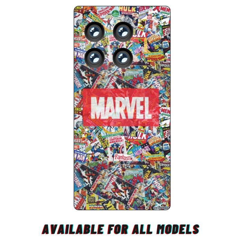 Tecno Spark 20 Pro Plus Skin Wrap 3D Emboss Marvel Design