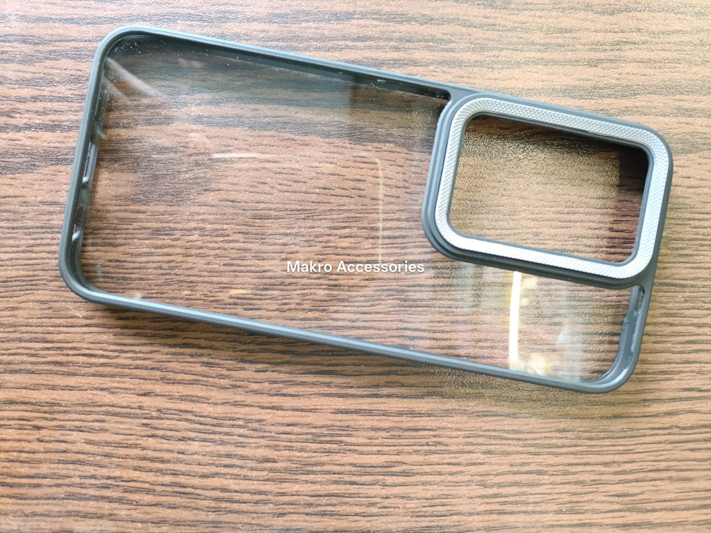 Tecno Spark 40 Pro/Infinix Hot 60 Pro Clear HD Anti-yellow Soft Silicone Edges Camera Protection Back Cover