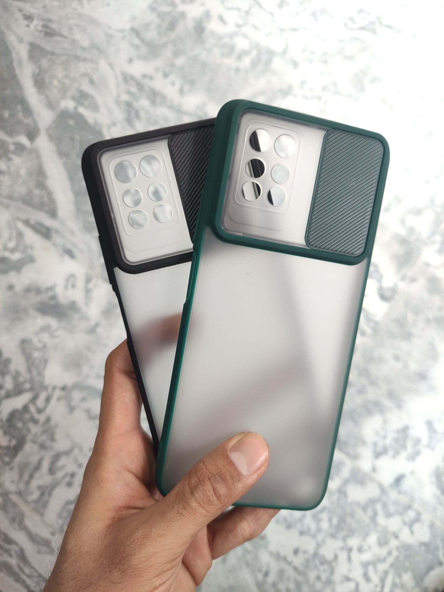 Infinix Note10 Pro Matt Camera Slider Back cover