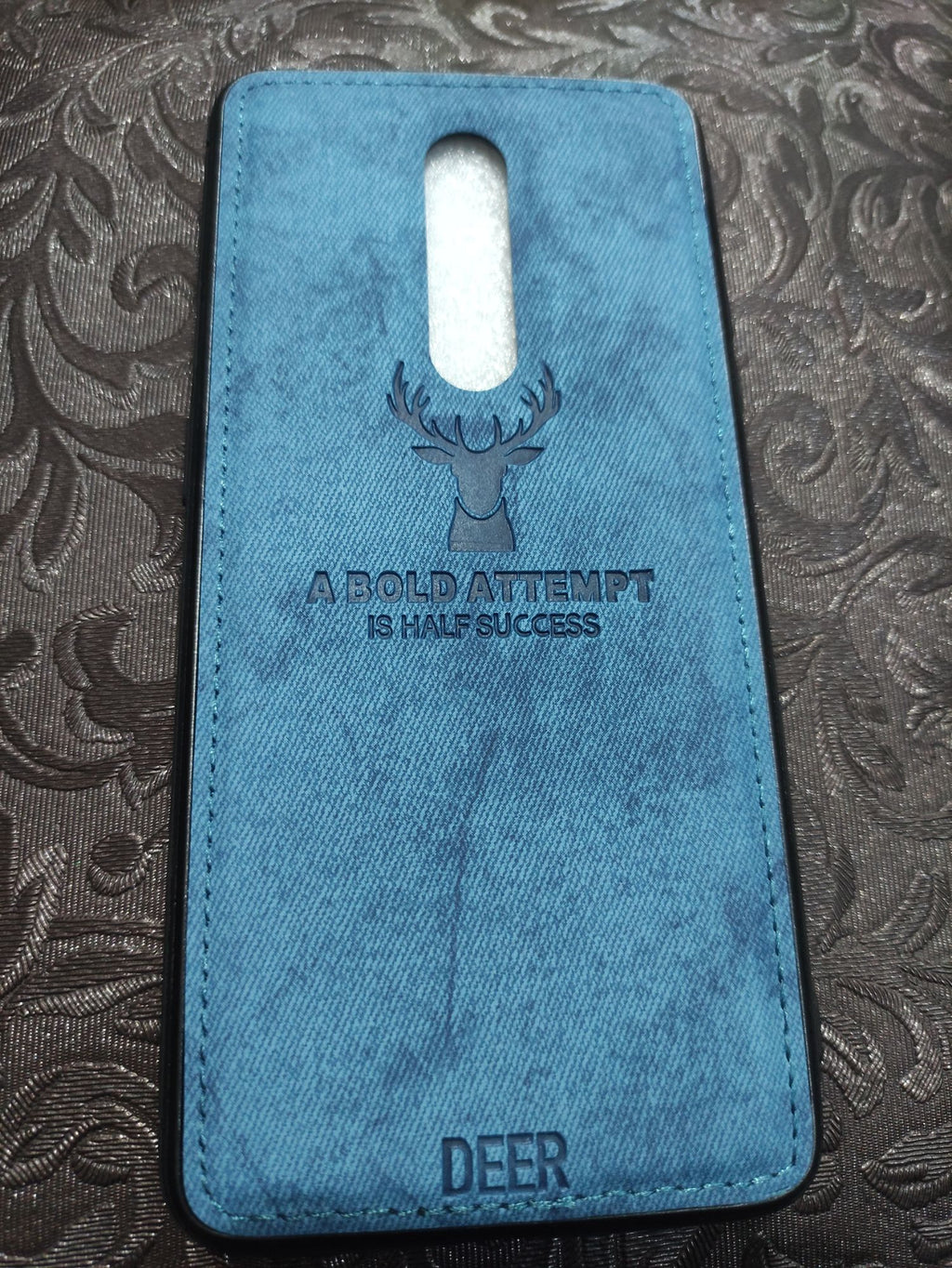 One Plus 7Pro Soft Deer Fabric Cloth back cover