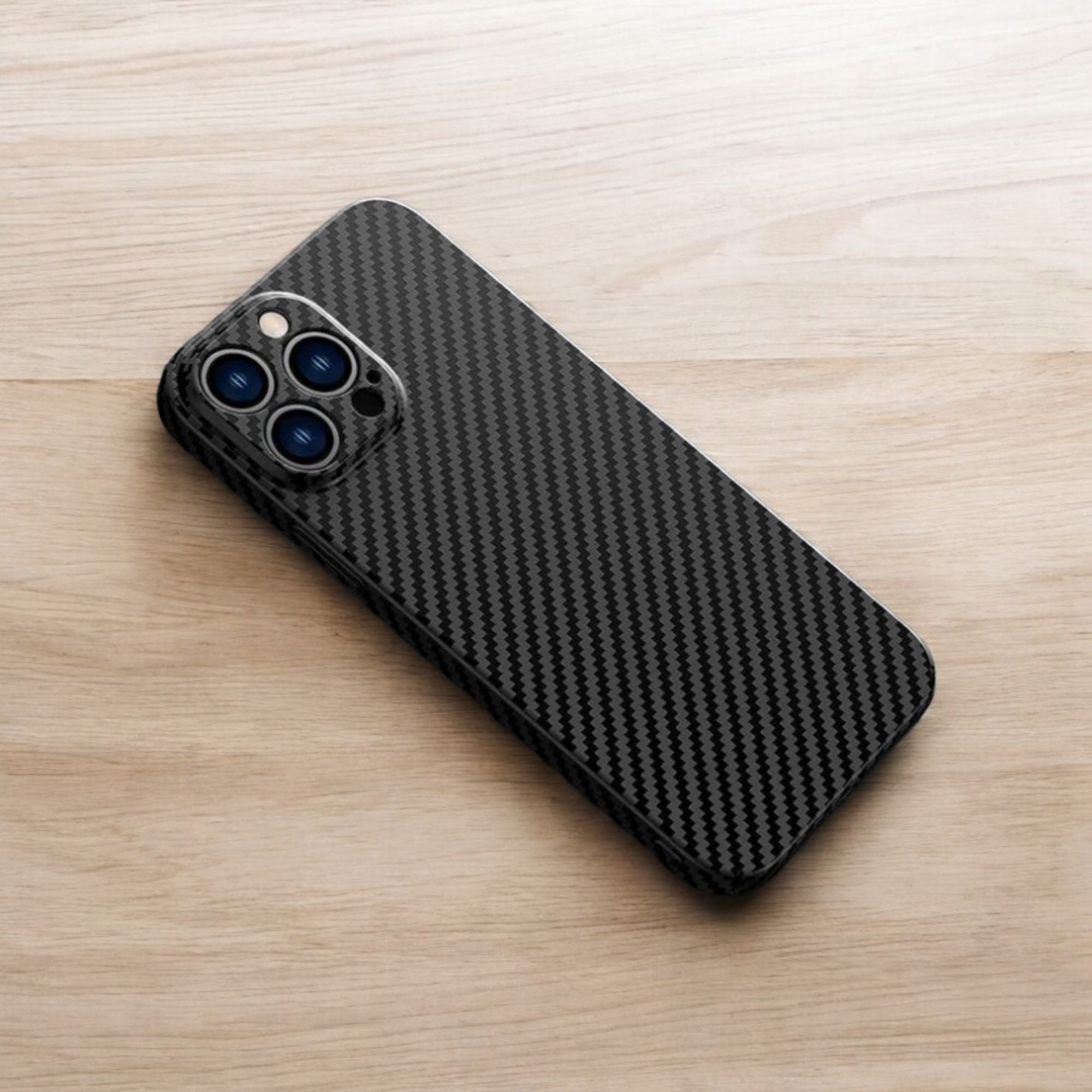iPhone 14 Pro Max Carbon Fibre Texture Full Body Skin Wrap