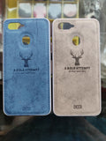 Oppo A7 Soft Deer Fabric Cloth back cover