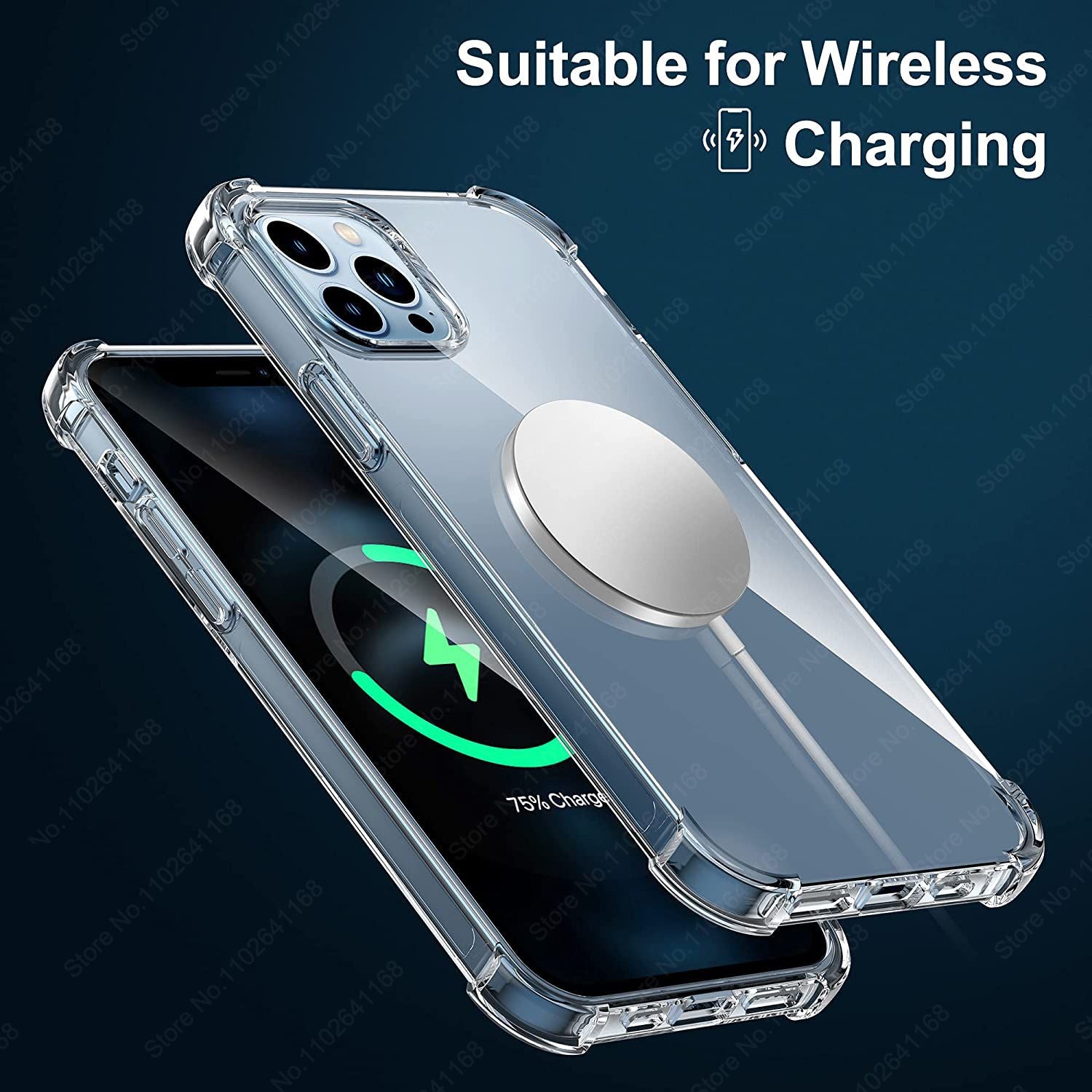 iPhone 15 Pro Soft TPU Clear Corner Protection Back Cover