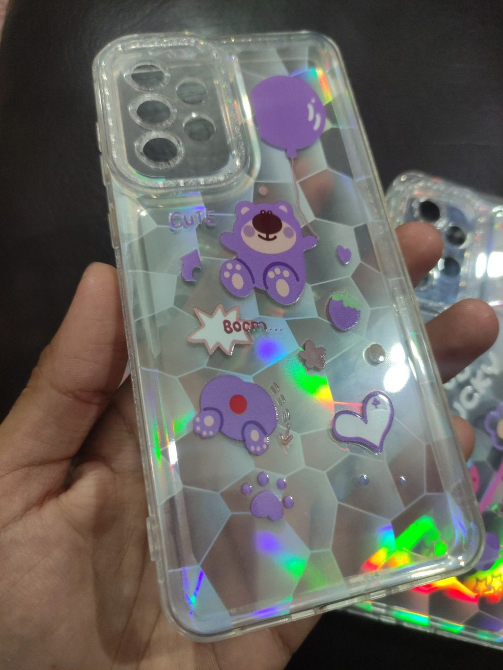 Samsung Galaxy A53 5G Fancy Soft TPU Transparent Random Design Back Cover