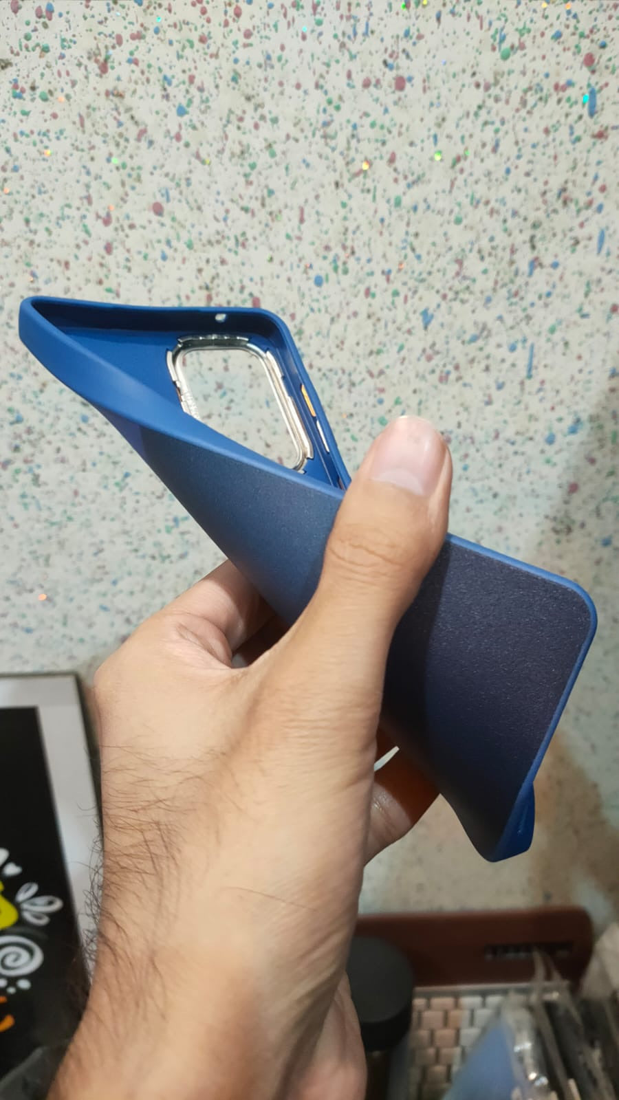 Samsung Galaxy A73 5G Strip Design Metal Camera Protection Ring Soft Back Cover