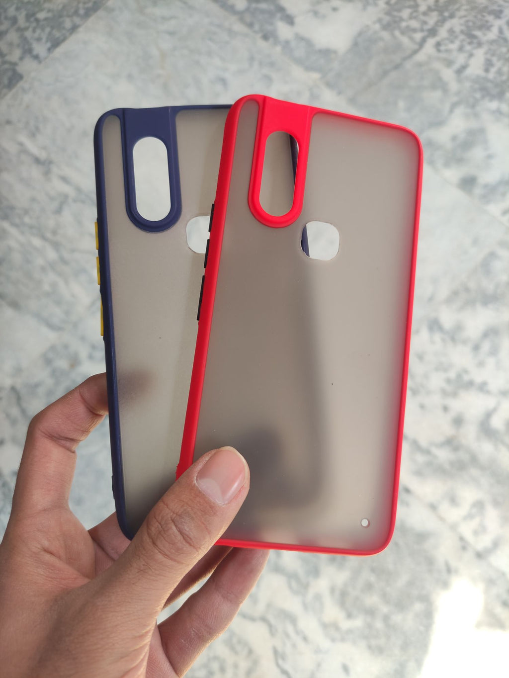 Infinix S5 Pro Matt Colour Button back cover