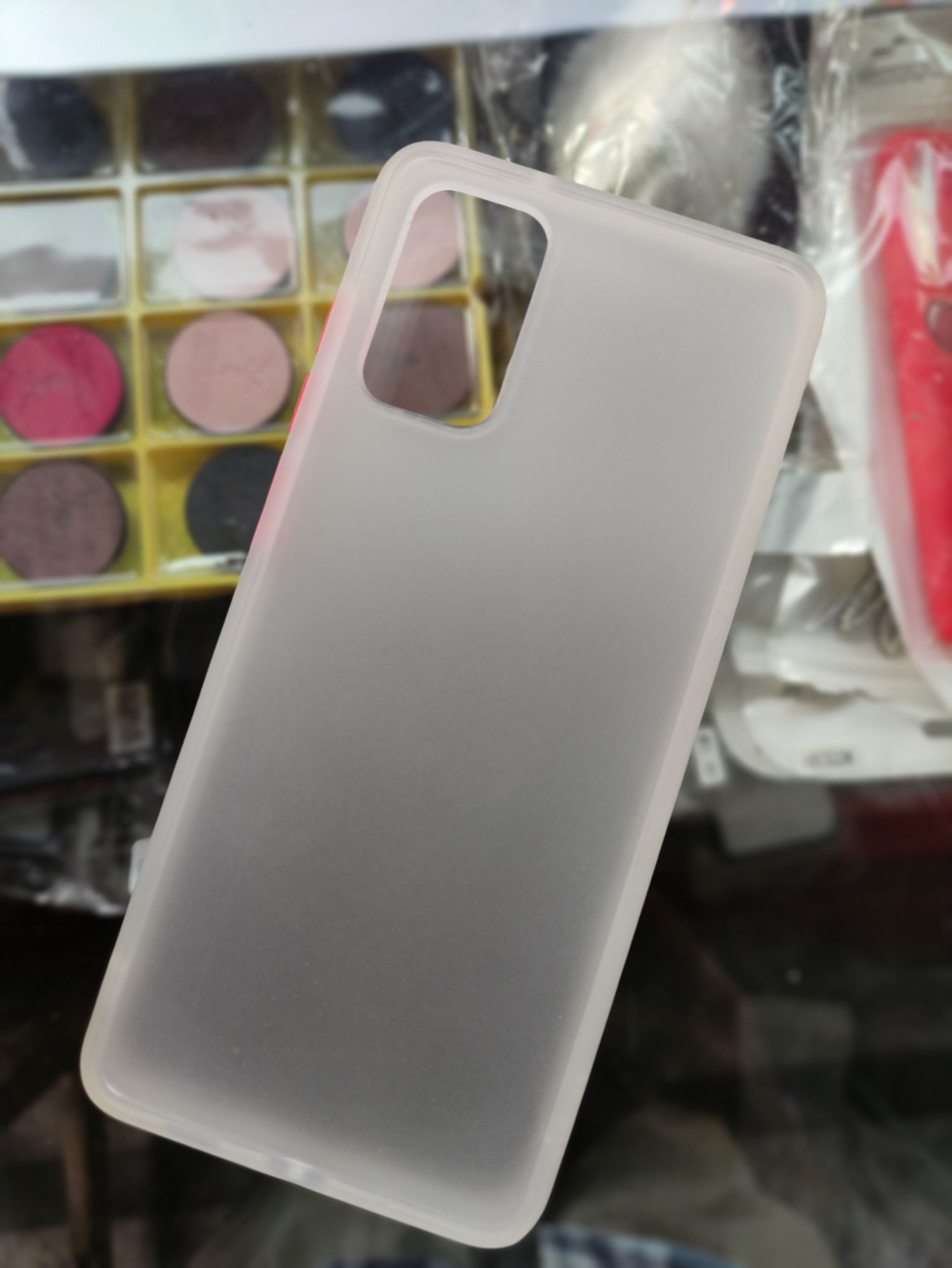 Samsung Galaxy S20 Matt Translucent Colour Buttons Back cover