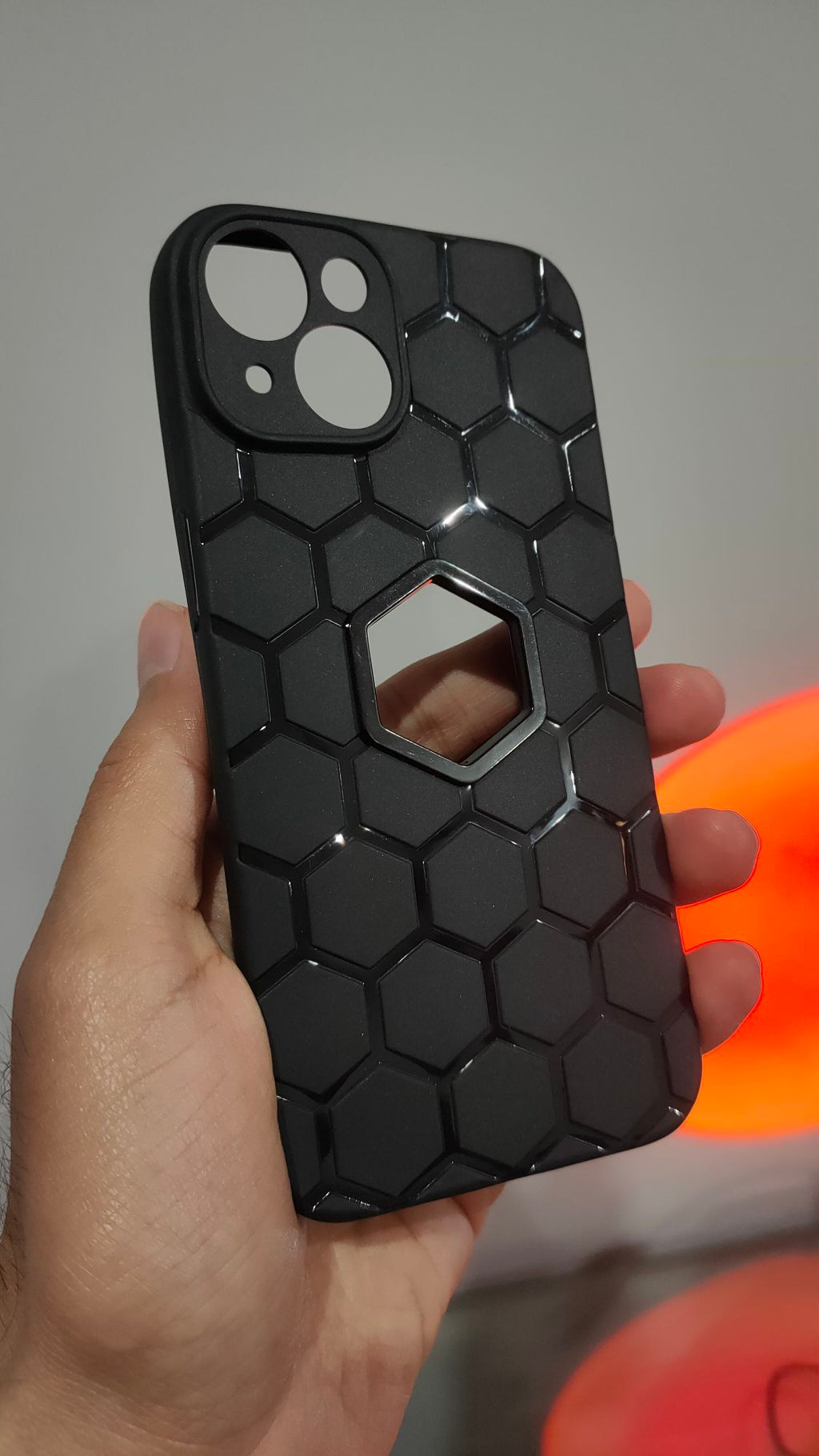 iPhone 13/iPhone 14 (6.1) Camera Protection Logo Hole Silicone Back Case Cover