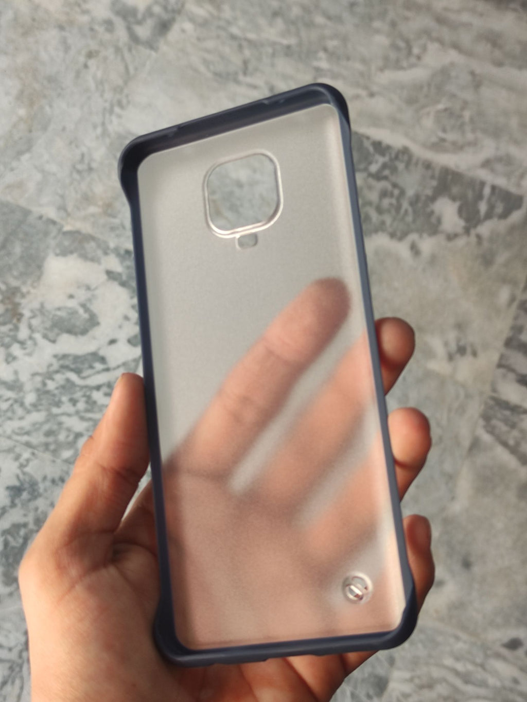 Xiaomi Redmi Note 9 Pro Transparent Matt Frameless Back Cover