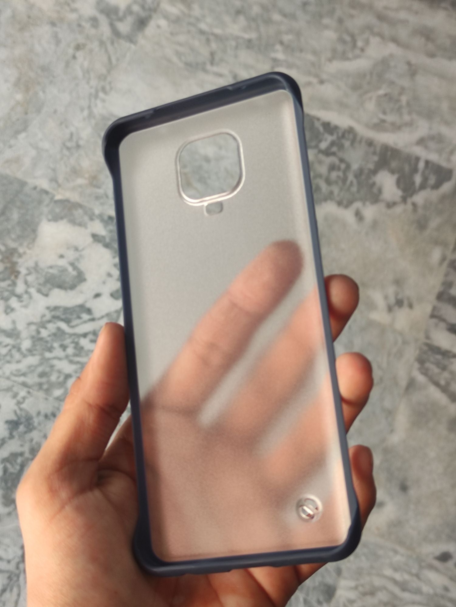 Xiaomi Redmi Note 9 Pro Transparent Matt Frameless Back Cover