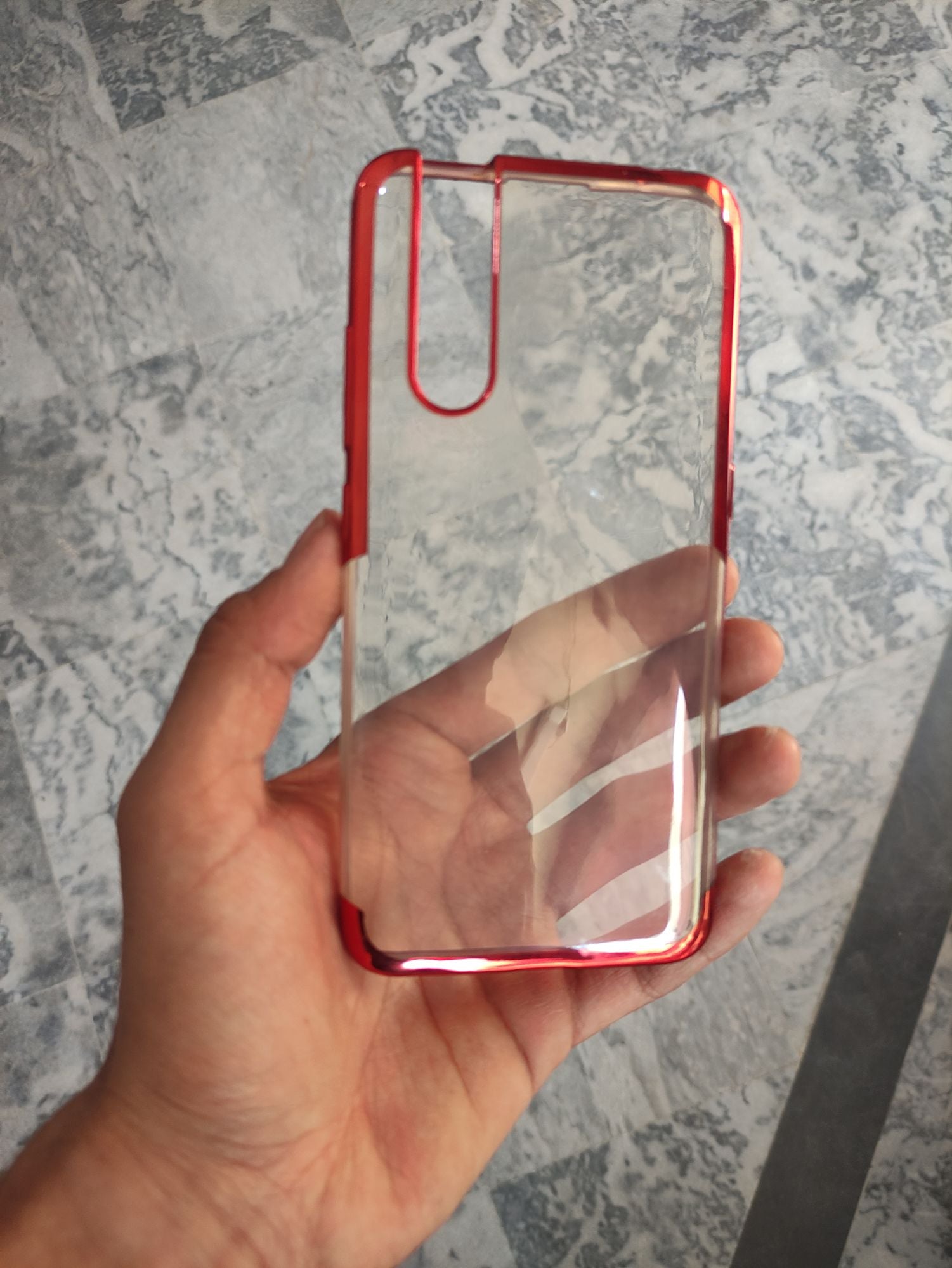 Vivo_V15,V15 Pro Soft TPU Colour border back case