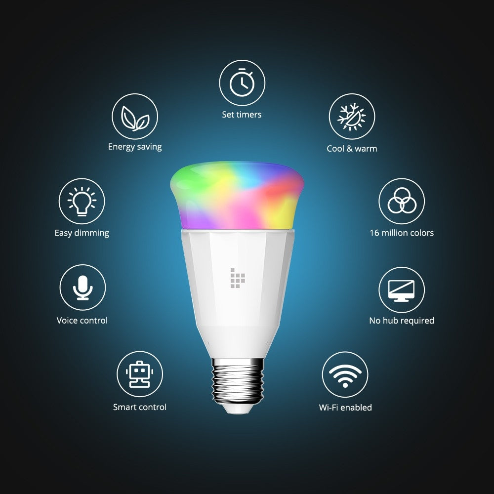 Tronsmart Smart LED Bulb RGBW 9w AC220v App Control