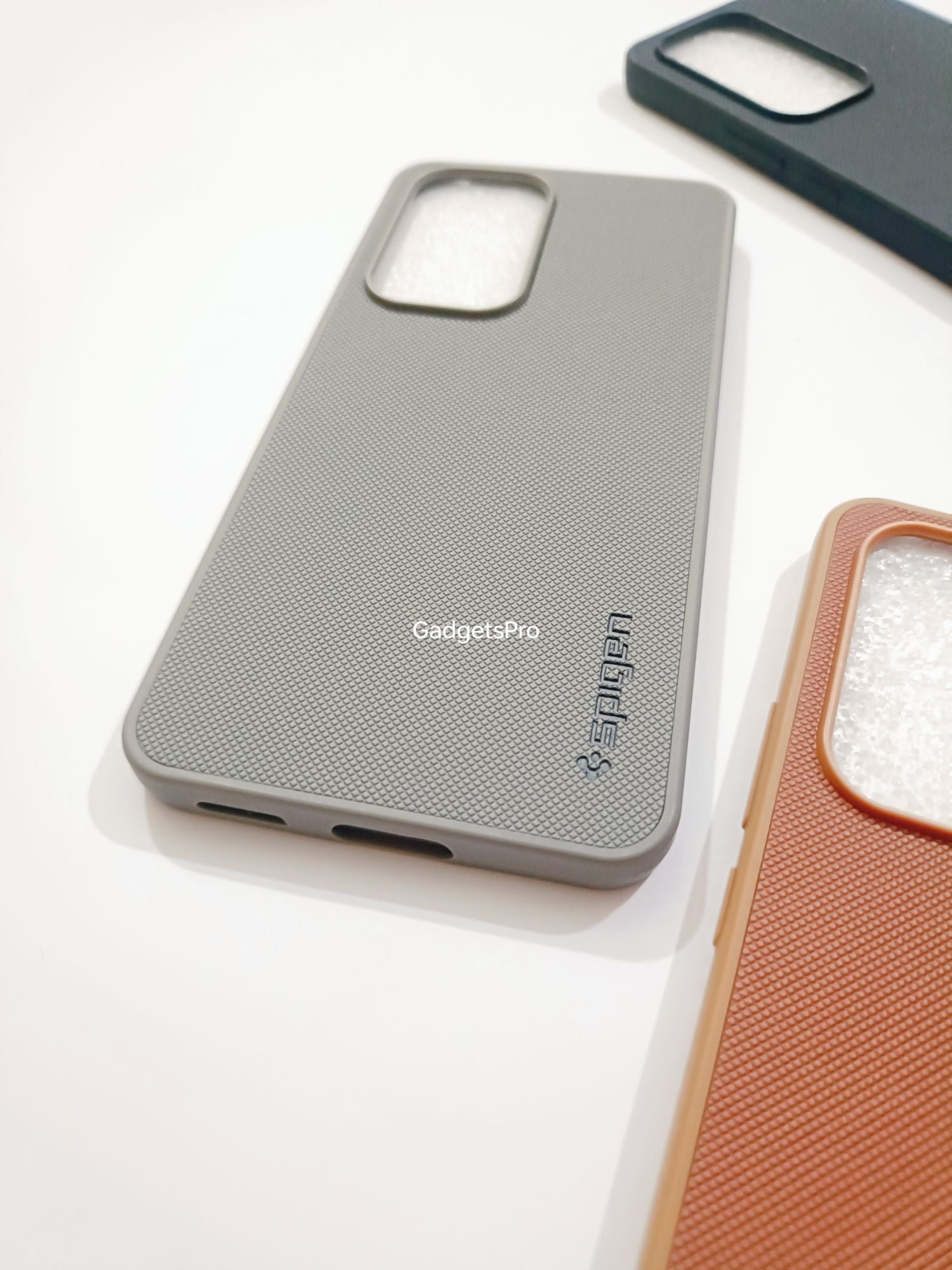 Vivo Y100 Premium Quality PU Spigen Leather Tecture Back cover