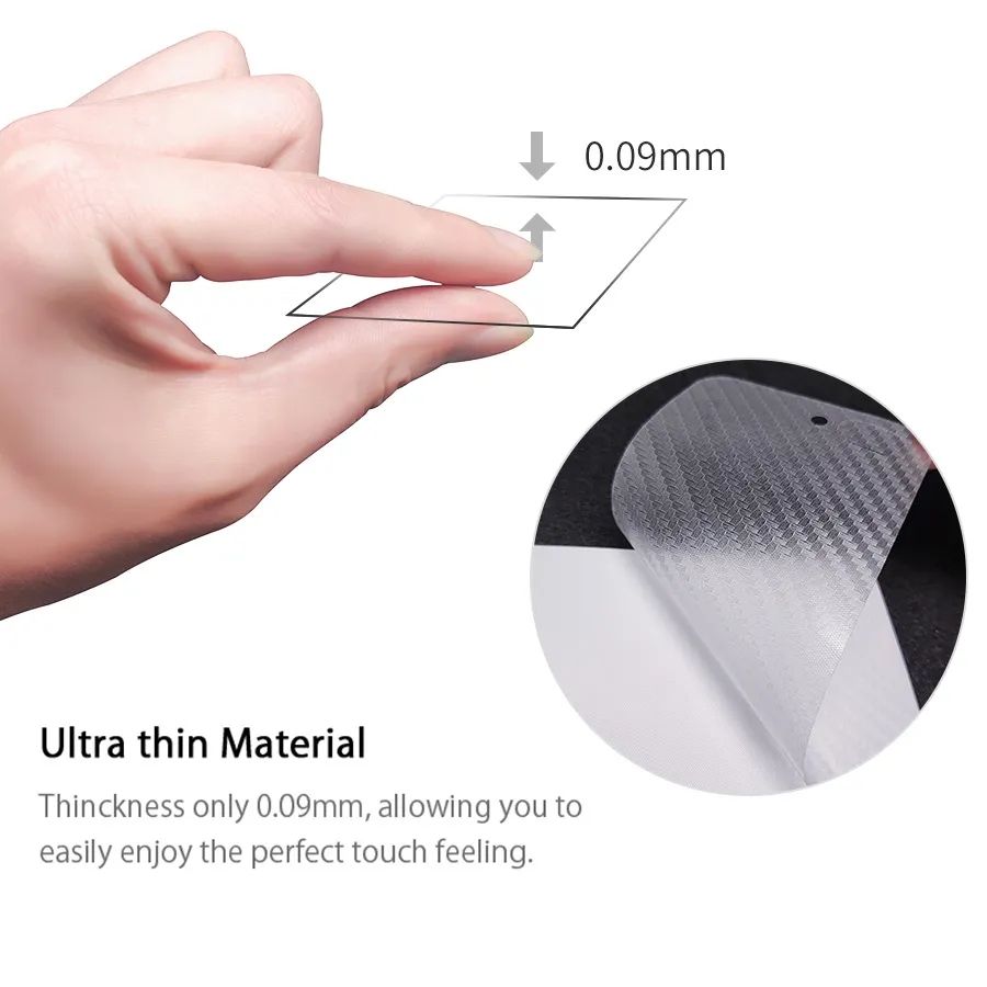 2 Pcs Huawei Y9s Carbon Fiber 3D Transparent Back Sheet