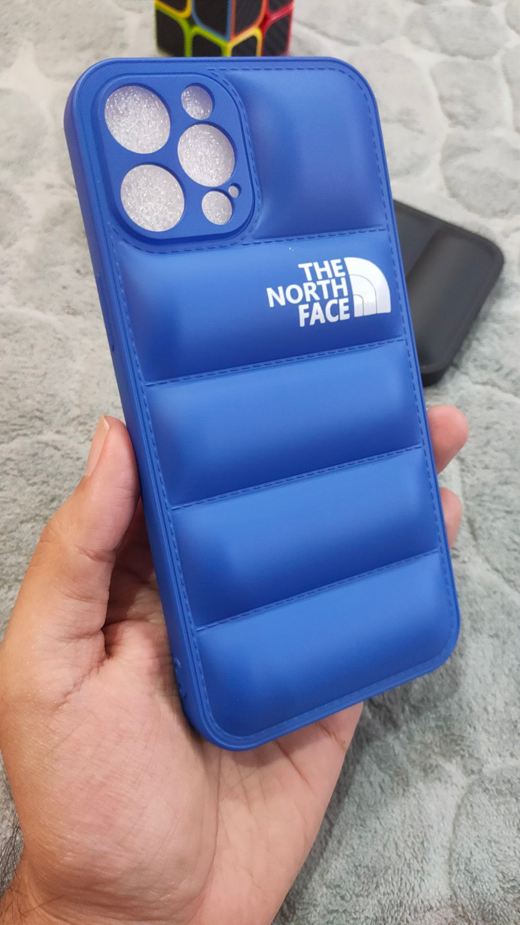 iPhone 12 Pro Max North Face Puffer Soft Silicone Case