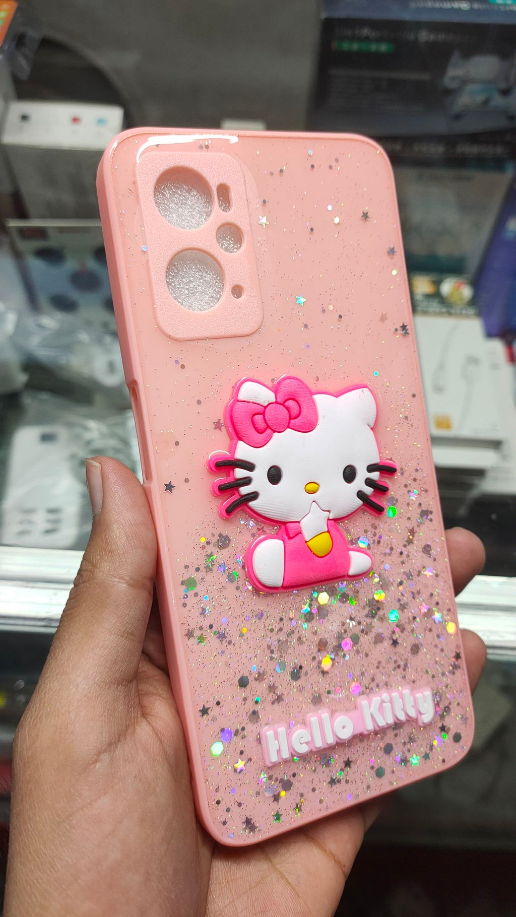 Oppo A96/A76 4G Premium Quality Glitter Carton Fancy Back Case