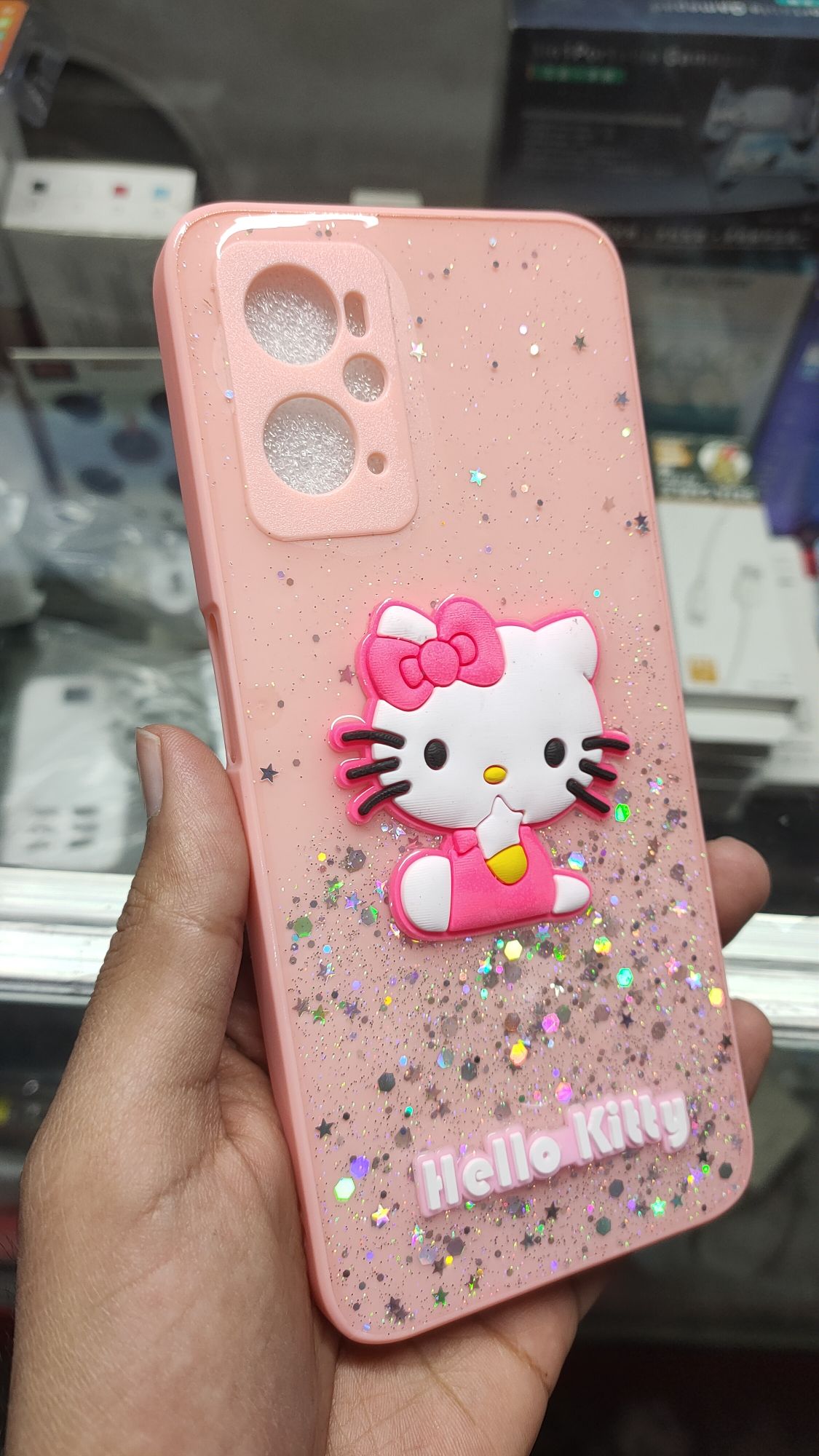 Oppo A96/A76 4G Premium Quality Glitter Carton Fancy Back Case