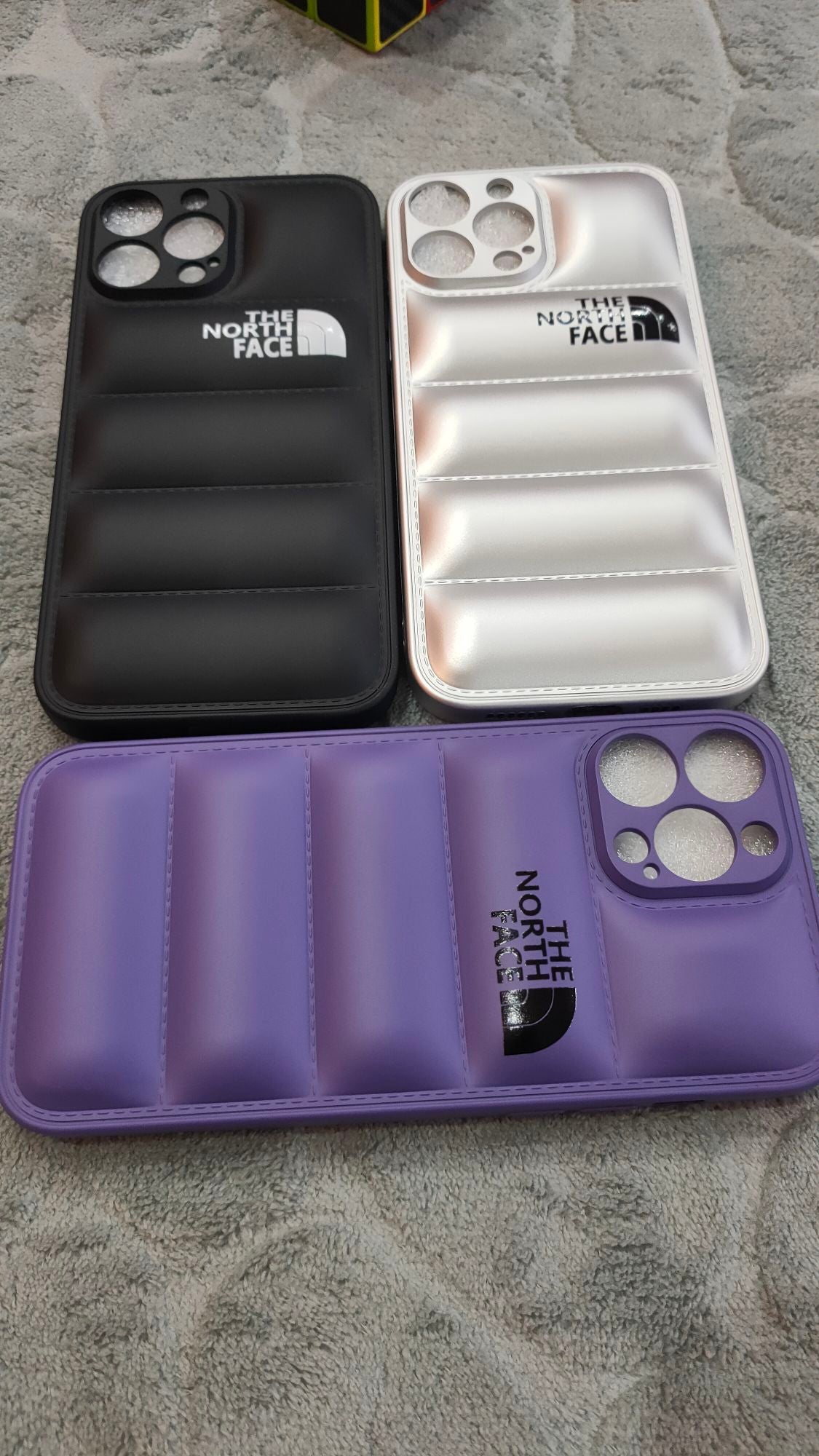 iPhone 13 Pro Max North Face Puffer Soft Silicone Case