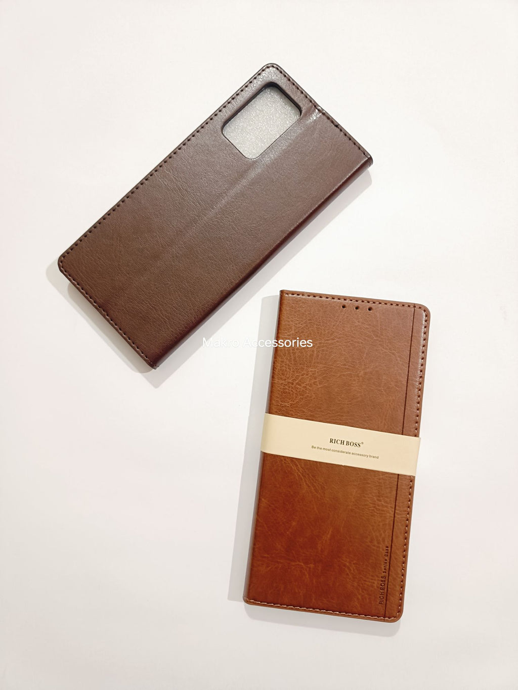 Redmi 10 Premium Quality PU Genuine Leather Flip Back cover